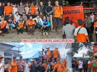 Warga Hilang, Tim CORE ORLOK Rejang Lebong Bantu Dukom