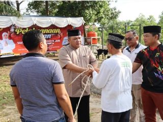 Saat Idul Adha, Polres Beltim Ber-Kurban 6 Ekor Sapi & 12 Ekor Kambing